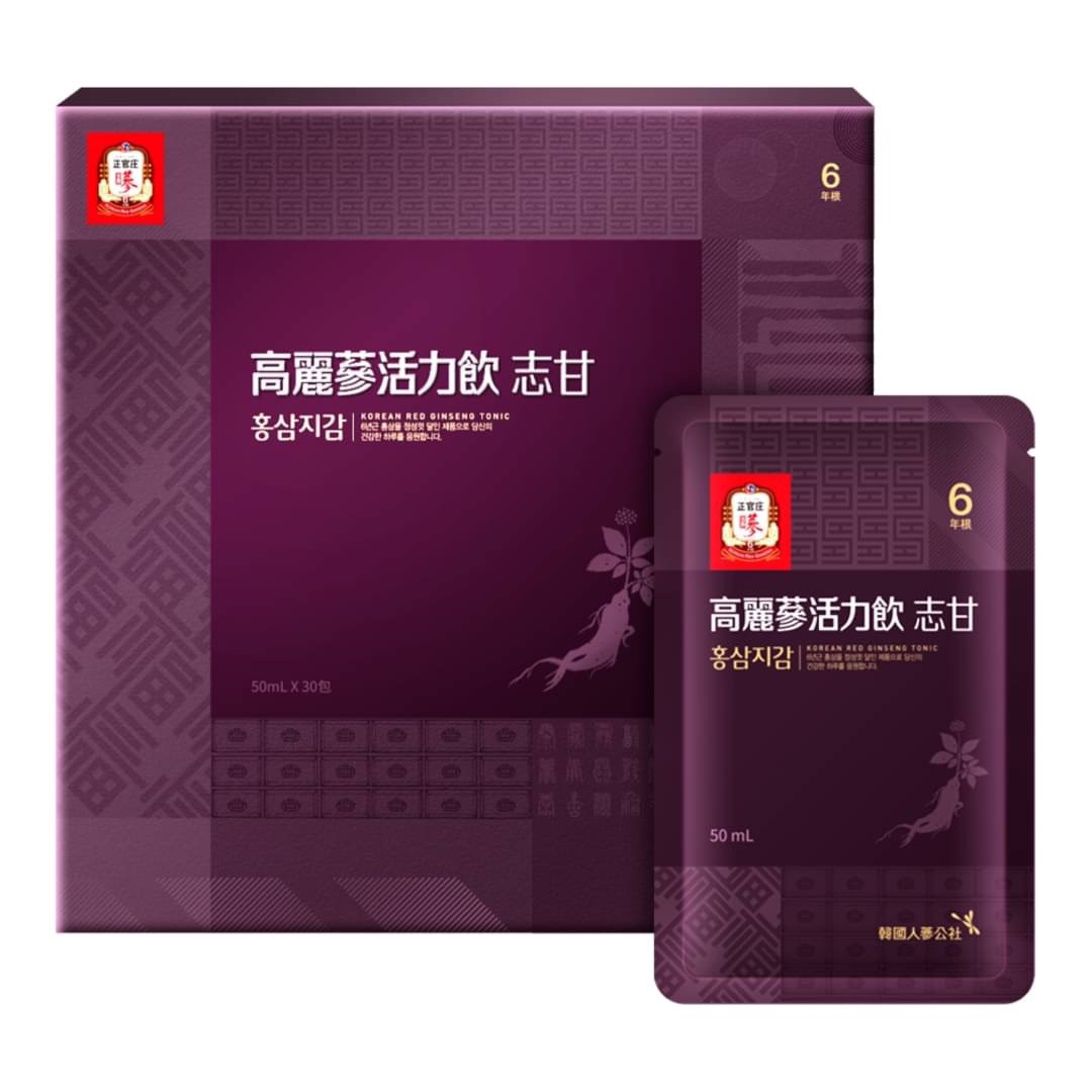 正官庄|高麗蔘志甘活力飲|50mlx30包/盒